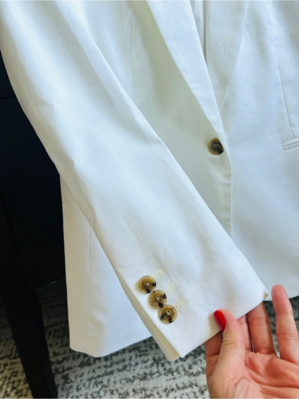 J. Crew NWT Parke Blazer Linen Cotton White  Flat Pocket Jacket 8